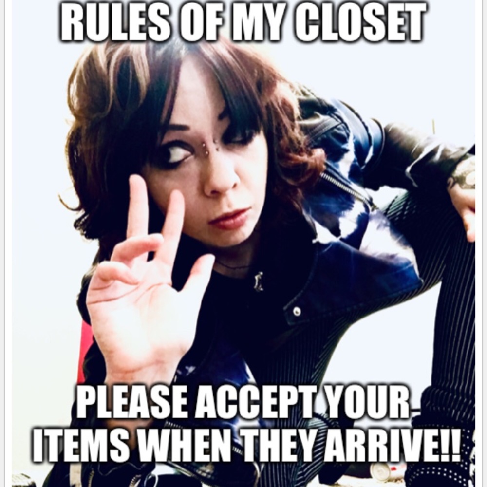 Please accept your items!